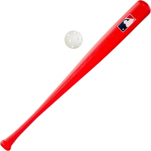 Franklin Sports Plastic Baseball Bat + Ball Set - MLB Kids Plastic Bats