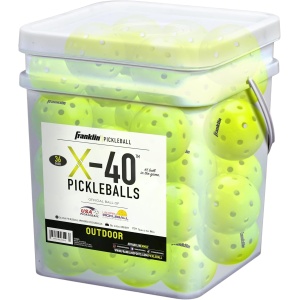 Franklin Sports Outdoor Pickleballs - X-40 Pickleball Balls - USA Pickleball